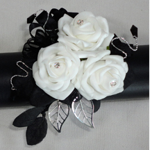 Black & White Prom/Wedding Corsage